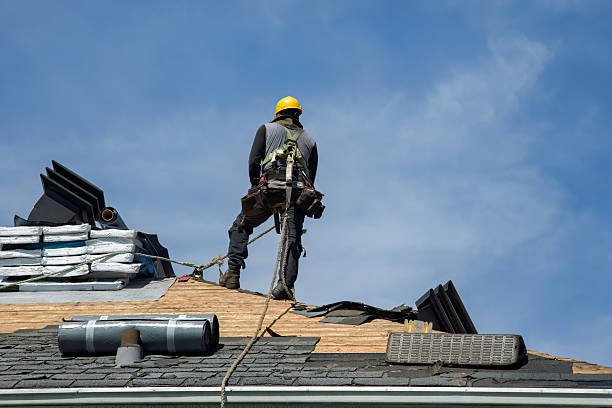 Professional Flat Roof Repair technician working in Fairview, UT